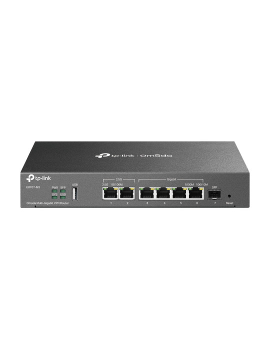TP-Link Omada ER707-M2 wired router 2.5 Gigabit Ethernet, Fast Ethernet, Gigabit Ethernet Black