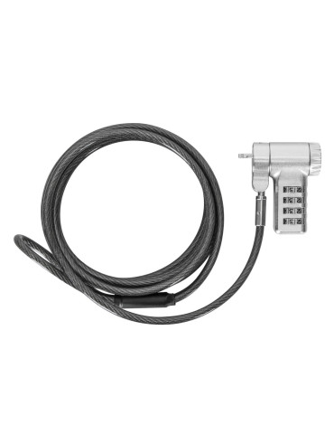 Targus ASP96GLX-S kaapelilukko Hopea 2 m