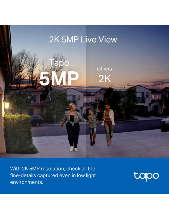 TP-Link Tapo D230S1 musta, Valkoinen
