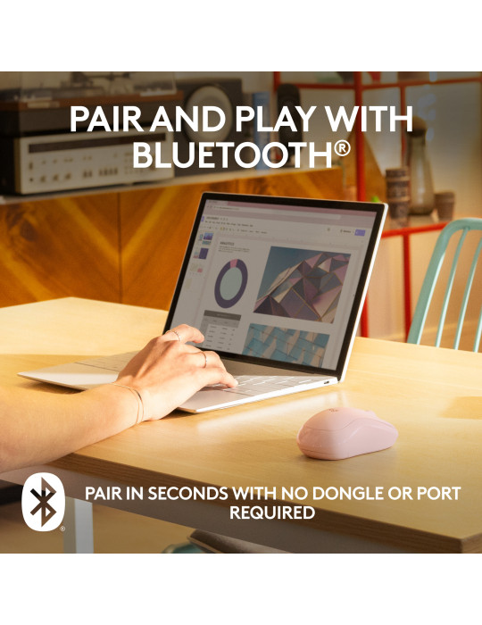 Logitech 910-007121 mouse Travel Ambidextrous Bluetooth