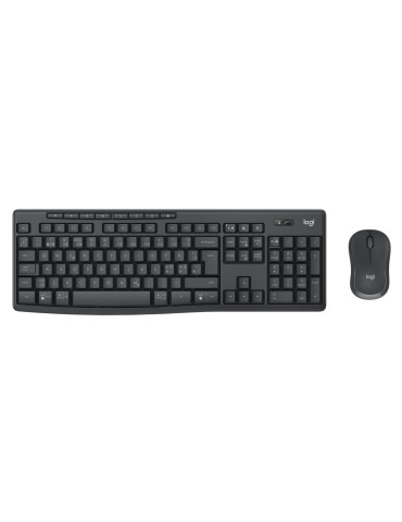 Logitech 920-012072 keyboard Mouse included Office RF Wireless + Bluetooth QWERTY Nordic Graphite