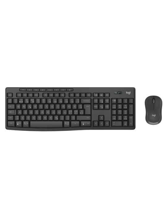 Logitech 920-012072 keyboard Mouse included Office RF Wireless + Bluetooth QWERTY Nordic Graphite