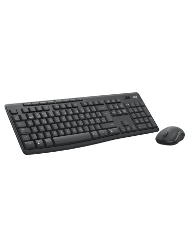 Logitech 920-012072 keyboard Mouse included Office RF Wireless + Bluetooth QWERTY Nordic Graphite