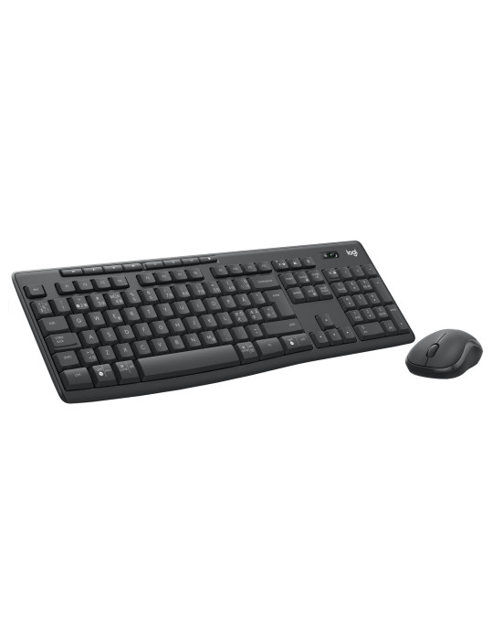 Logitech 920-012072 keyboard Mouse included Office RF Wireless + Bluetooth QWERTY Nordic Graphite