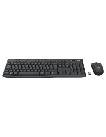 Logitech 920-012072 keyboard Mouse included Office RF Wireless + Bluetooth QWERTY Nordic Graphite