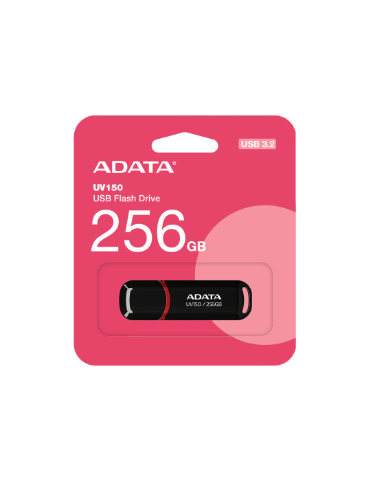 ADATA UV150 USB flash drive 256 GB USB Type-A 3.2 Gen 1 (3.1 Gen 1) Black