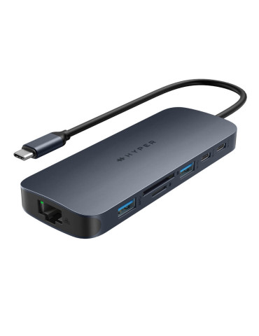 Targus HD4005GL kannettavien tietokoneiden telakka ja porttitoistin USB 3.2 Gen 2 (3.1 Gen 2) Type-C Sininen