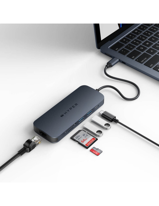 Targus HD4004GL laptop dock port replicator USB Type-C Blue