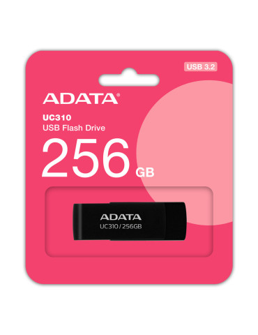 ADATA UC310 USB-muisti 256 GB USB A-tyyppi 3.2 Gen 1 (3.1 Gen 1) musta ADATA UC310 USB-muisti 256 GB USB A-tyyppi 3.2 Gen 1 (3.1 Gen 1) musta