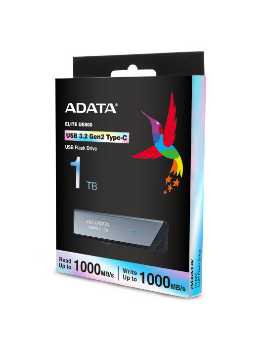 ADATA UE800 USB flash drive 1 TB USB Type-C 3.2 Gen 2 (3.1 Gen 2) Silver