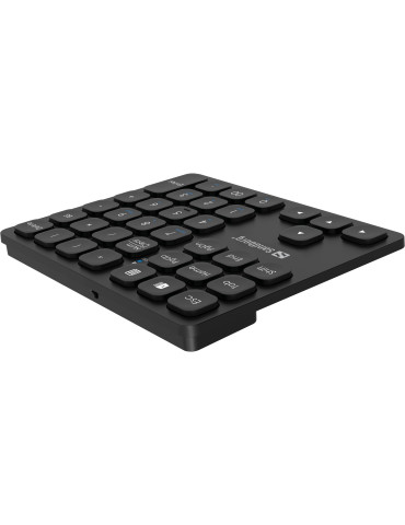 Sandberg 630-09 keyboard Universal RF Wireless + USB Black Sandberg 630-09 keyboard Universal RF Wireless + USB Black