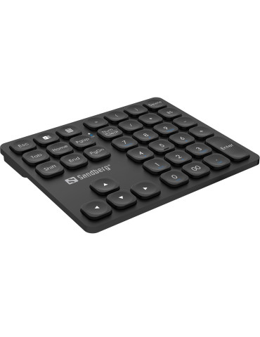 Sandberg 630-09 keyboard Universal RF Wireless + USB Black Sandberg 630-09 keyboard Universal RF Wireless + USB Black
