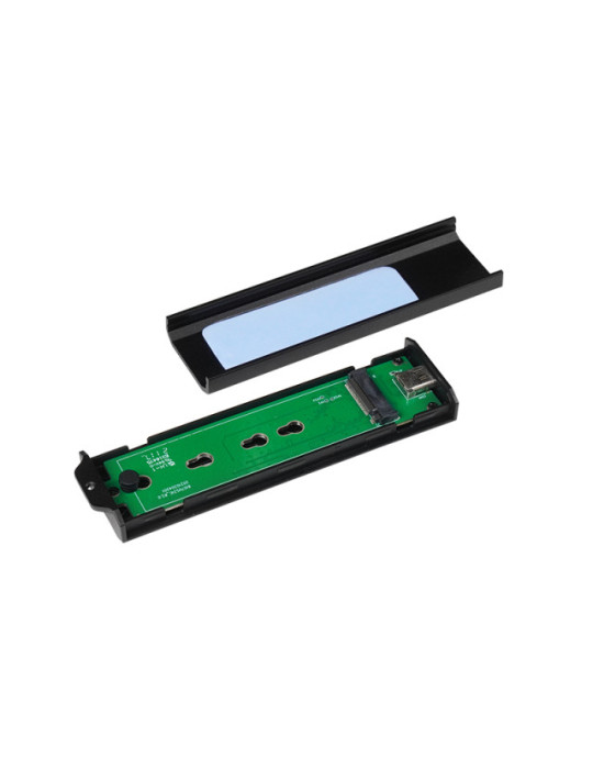 Chieftec CEB-M2C-TLE storage drive enclosure SSD enclosure Black M.2