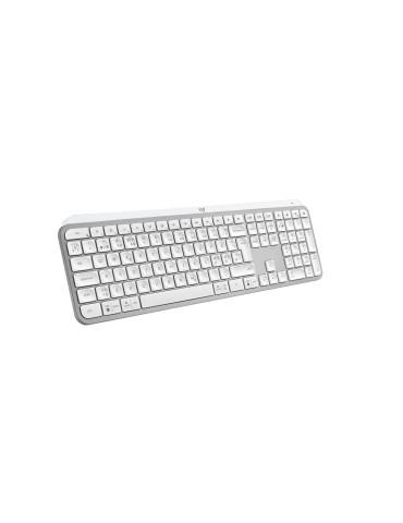 Logitech 920-011582 keyboard Universal RF Wireless + Bluetooth QWERTY Nordic Aluminum, White