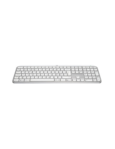 Logitech 920-011582 keyboard Universal RF Wireless + Bluetooth QWERTY Nordic Aluminum, White