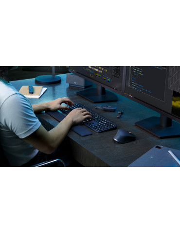 Logitech MX Keys S Combo keyboard Mouse included Office RF Wireless + Bluetooth Danish, Finnish, Norwegian, Swedish Graphite