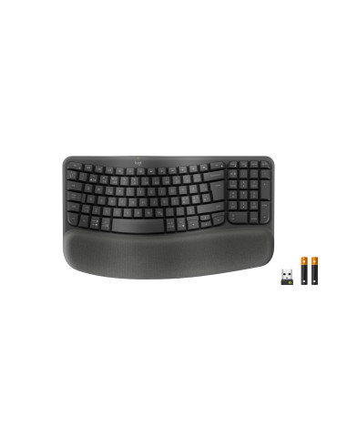 Logitech 920-012332 keyboard Office RF Wireless + Bluetooth QWERTY Nordic Graphite