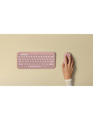 Logitech 910-007014 mouse Travel Ambidextrous RF Wireless + Bluetooth Optical 4000 DPI