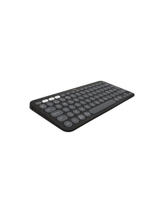 Logitech 920-012257 keyboard Mouse included Universal RF Wireless + Bluetooth QWERTY Nordic Graphite