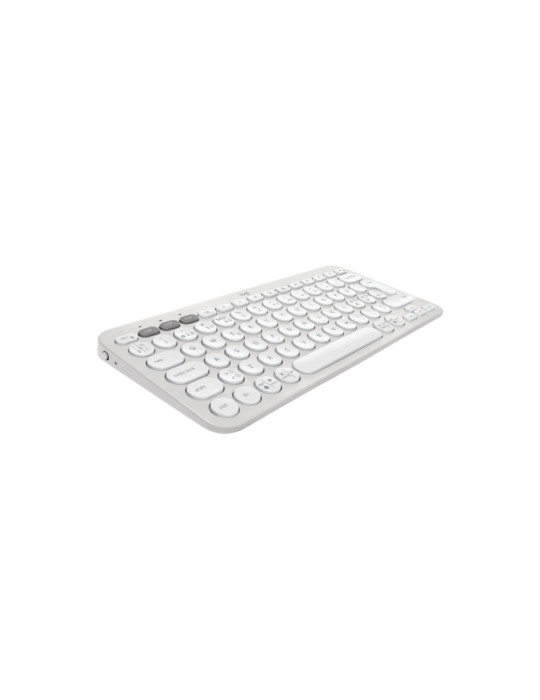 Logitech 920-011880 keyboard Universal RF Wireless + Bluetooth QWERTY Nordic White