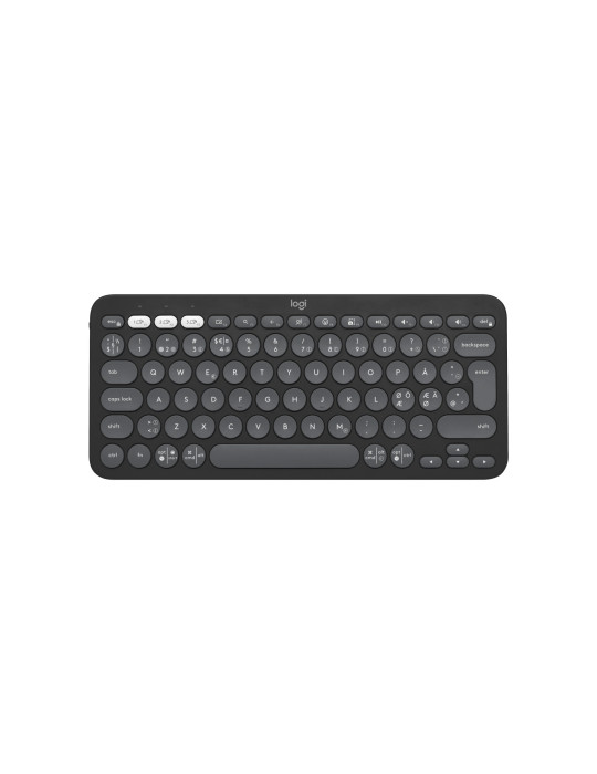 Logitech 920-011879 keyboard Universal RF Wireless + Bluetooth QWERTY Nordic Graphite
