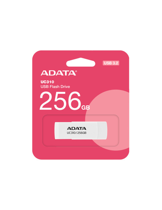 ADATA UC310 USB flash drive 256 GB USB Type-A 3.2 Gen 1 (3.1 Gen 1) White