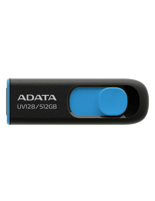 ADATA UV128 USB flash drive 512 GB USB Type-A 3.2 Gen 1 (3.1 Gen 1) Black, Blue