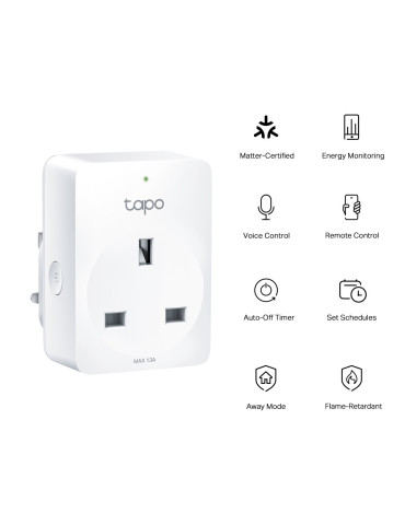 TP-Link Tapo P110M smart plug 2990 W White