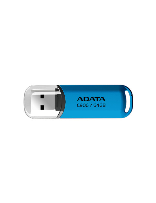 ADATA AC906-64G-RWB USB flash drive 64 GB USB Type-A 2.0 Blue, Transparent