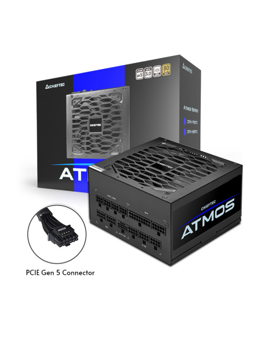 Chieftec Atmos power supply unit 850 W 20+4 pin ATX ATX Black