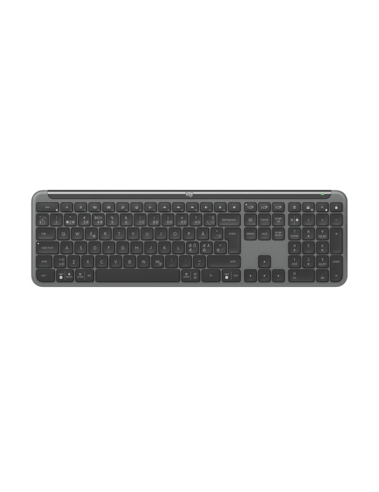 Logitech 920-012459 keyboard Office RF Wireless + Bluetooth QWERTY Nordic Graphite