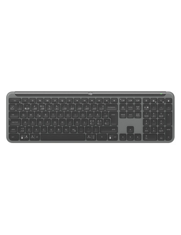 Logitech MK950 keyboard Mouse included Office RF Wireless + Bluetooth QWERTY Nordic Graphite