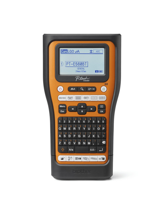 Brother PT-E560BTSP label printer Thermal transfer 180 x 180 DPI 30 mm sec Wired & Wireless HSE TZe Bluetooth QWERTY
