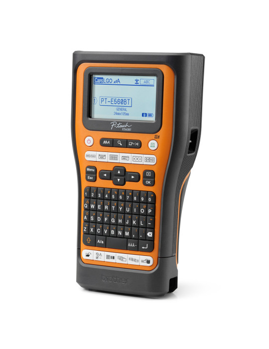 Brother PT-E560BTSP label printer Thermal transfer 180 x 180 DPI 30 mm sec Wired & Wireless HSE TZe Bluetooth QWERTY