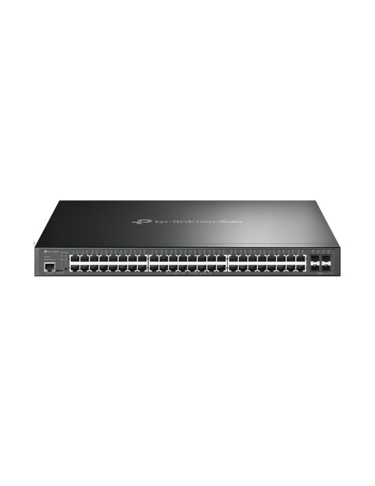 TP-Link Omada SG3452P network switch Managed L2 L3 Gigabit Ethernet (10 100 1000) Power over Ethernet (PoE) 1U Black