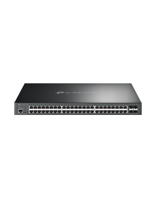 TP-Link Omada SG3452XP network switch Managed L2+ Gigabit Ethernet (10 100 1000) Power over Ethernet (PoE) 1U Black