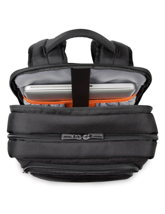 Targus CitySmart backpack Casual backpack Black, Gray Faux leather, Polyurethane (PU)