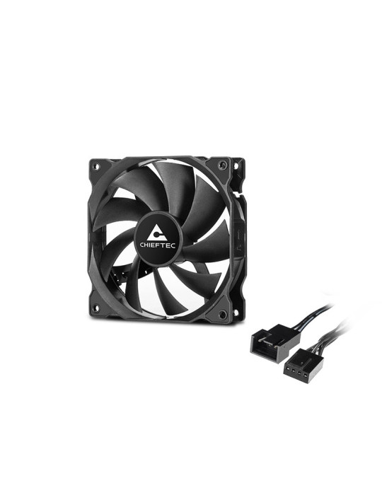 Chieftec ZF-1225PWM computer cooling system Computer case Fan 4.72" (12 cm) Black 1 pc(s)