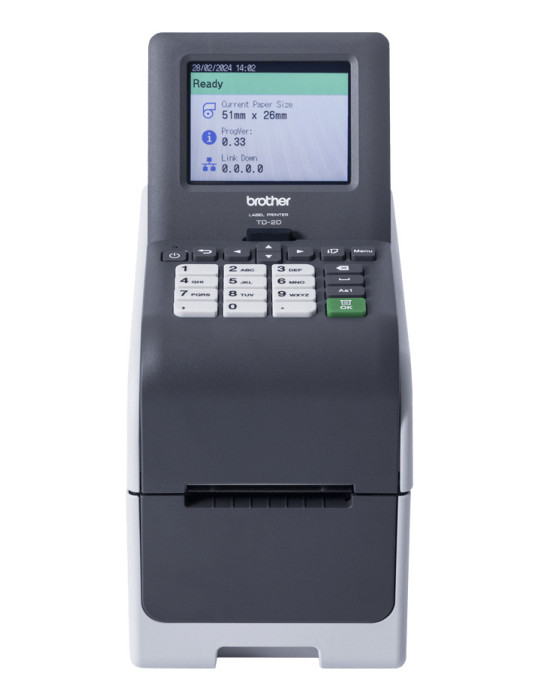 Brother TD-2350DSA203 label printer Direct thermal 203 x 203 DPI 152 mm sec Wired & Wireless Ethernet LAN Wi-Fi Bluetooth
