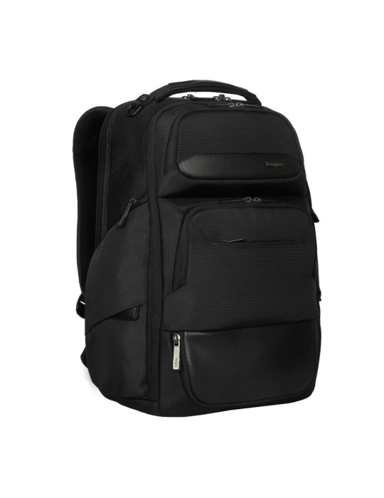 Targus HeritageLuxe backpack Travel backpack Black Polyester