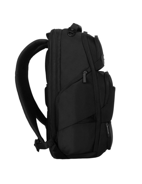Targus HeritageLuxe backpack Travel backpack Black Polyester