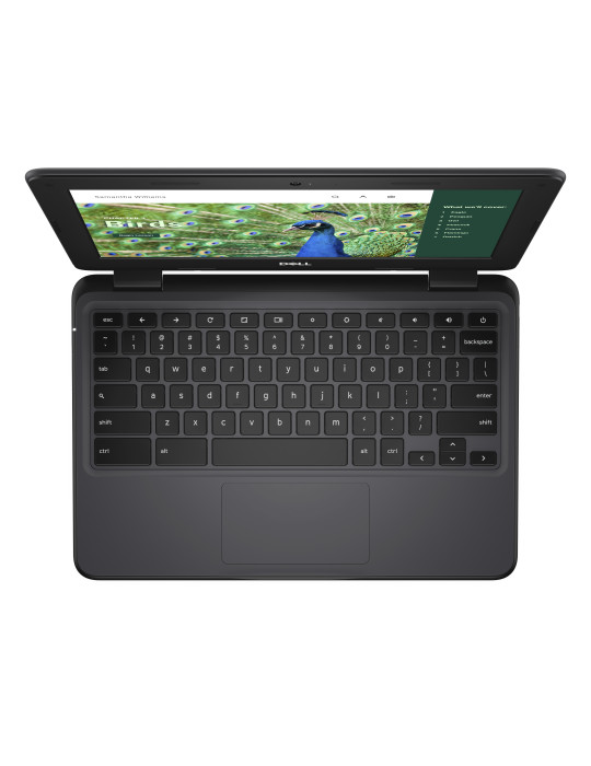 DELL Chromebook 3120 Intel® N N100 11.6" HD 4 GB LPDDR5-SDRAM 64 GB eMMC Wi-Fi 6 (802.11ax) ChromeOS Nordic Black