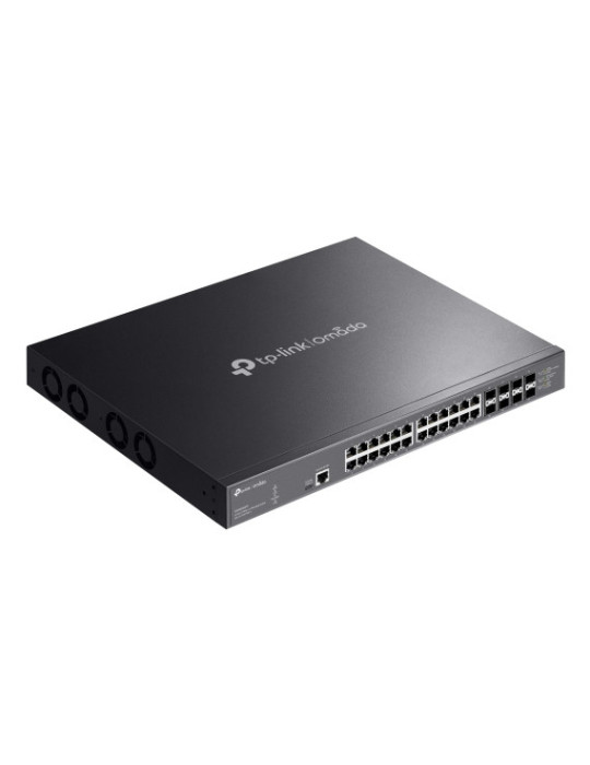 TP-Link Omada SX3832MPP network switch Managed L2+ 10G Ethernet (100 1000 10000) Power over Ethernet (PoE) DIN rail Black