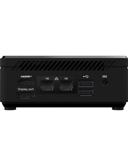 MSI Cubi N ADL S-078EU Intel® N N100 4 GB DDR4-SDRAM 128 GB SSD Windows 11 Pro Mini PC Black