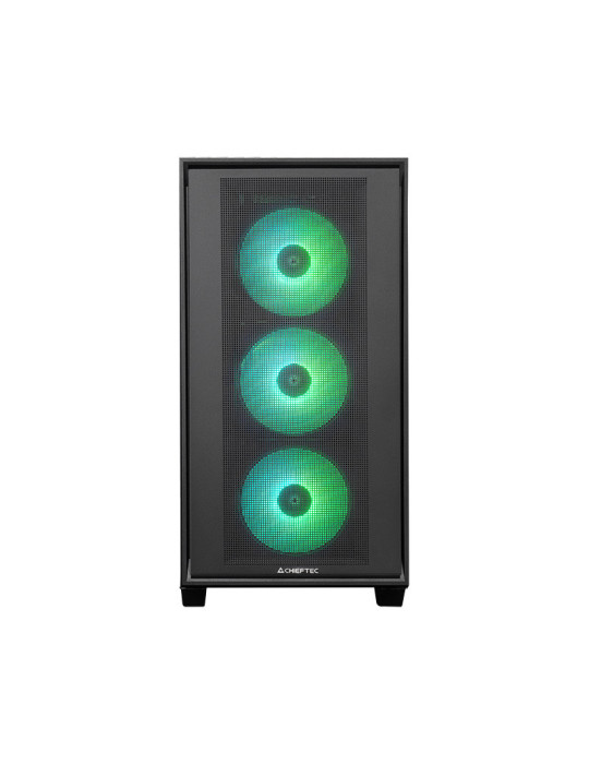 Chieftec GS-03B-OP tietokonekotelo Midi Tower musta
