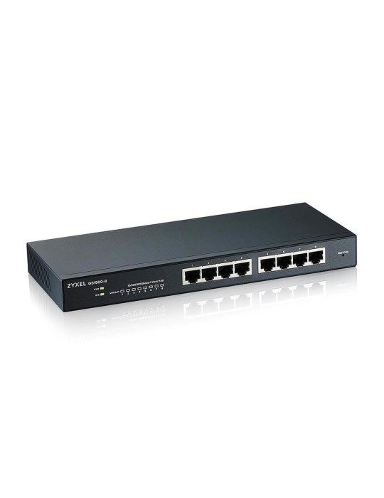 Zyxel GS1900-8 Managed L2 Gigabit Ethernet (10 100 1000) Black