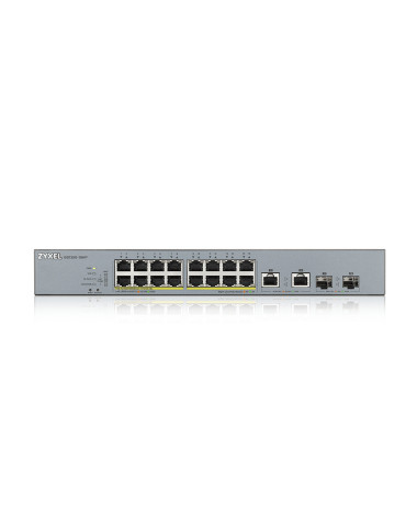 Zyxel GS1350-18HP-EU0101F network switch Managed L2 Gigabit Ethernet (10 100 1000) Power over Ethernet (PoE) Gray
