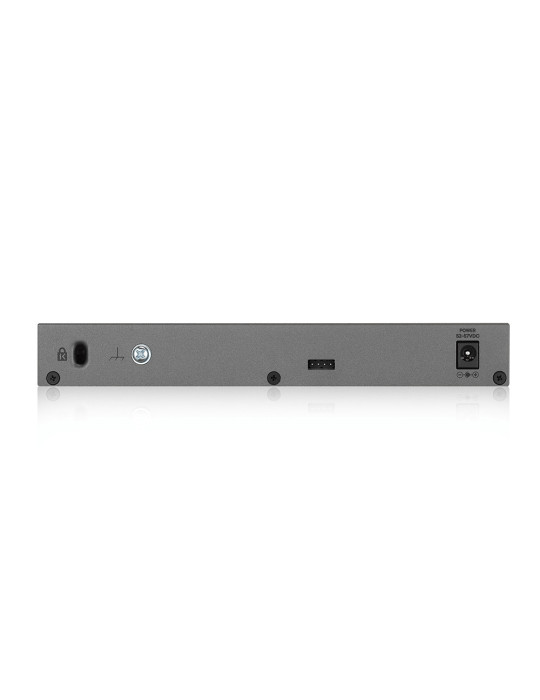 Zyxel GS1350-6HP-EU0101F verkkokytkin Hallittu L2 Gigabit Ethernet (10 100 1000) Power over Ethernet -tuki Harmaa