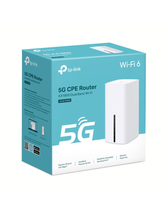 TP-Link Archer NX200 wireless router Gigabit Ethernet Dual-band (2.4 GHz   5 GHz) 5G White