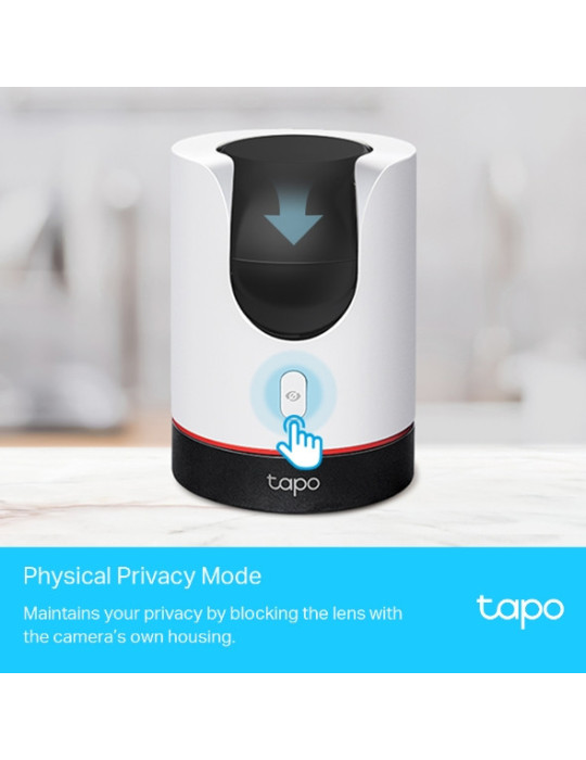 TP-Link Tapo C225 Tower IP-turvakamera Sisätila 2560 x 1440 pikseliä Vastaanotto